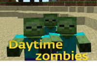 Daytime zombies - Mods