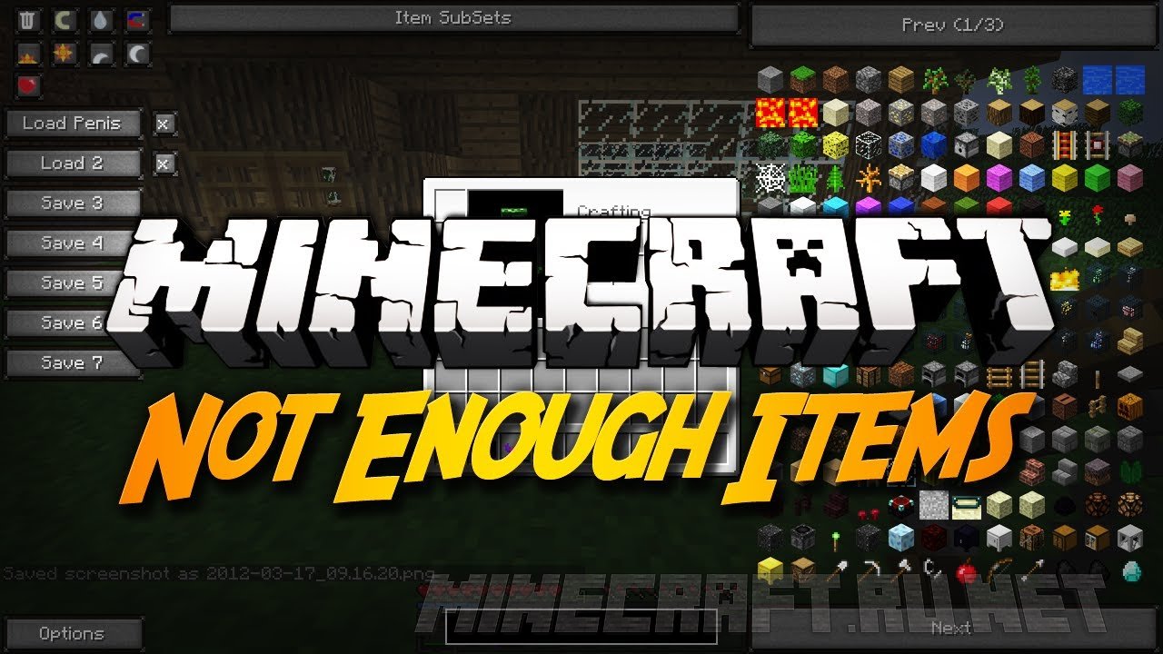 Minecraft Not Enough Items (NEI)