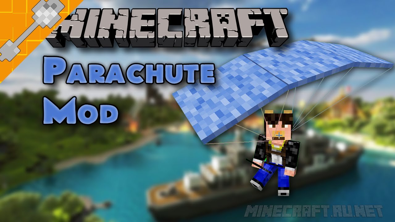 Parachute Mod V 1 4 1 1 9 Mods Mc Pc Net Minecraft Downloads