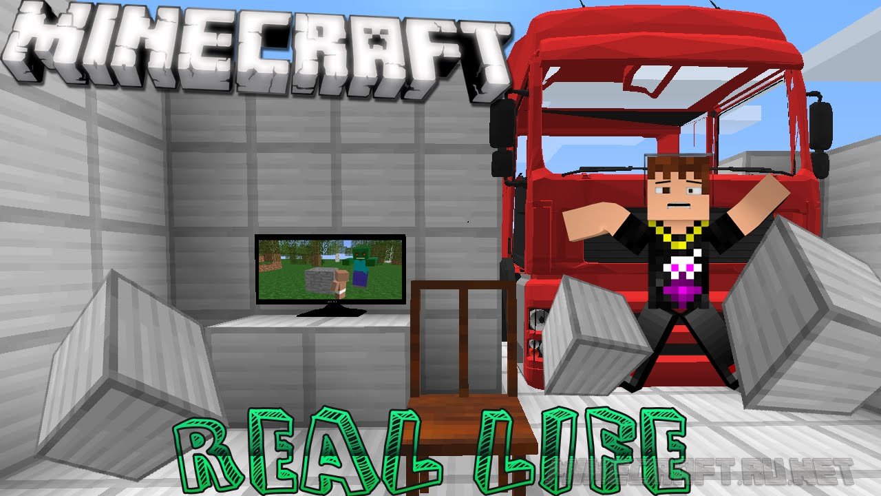 Real Life Mod V 0 43 1 8 Mods Mc Pc Net Minecraft Downloads