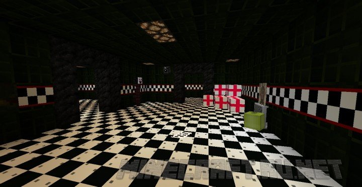 Five Nights At Freddy's 3 Co-op Minecraft Map