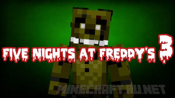 Minecraft Five Nights at Freddy's 3 (FNAF3)