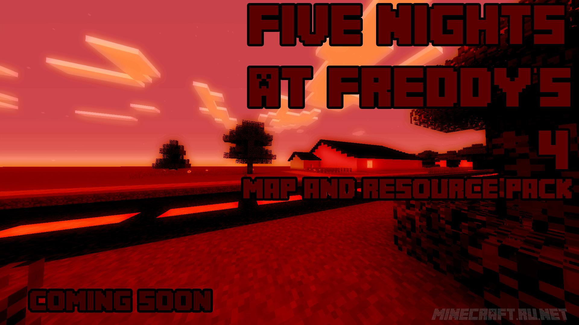 Minecraft Five Nights At Freddy's 4 3D Models (FNAF4)