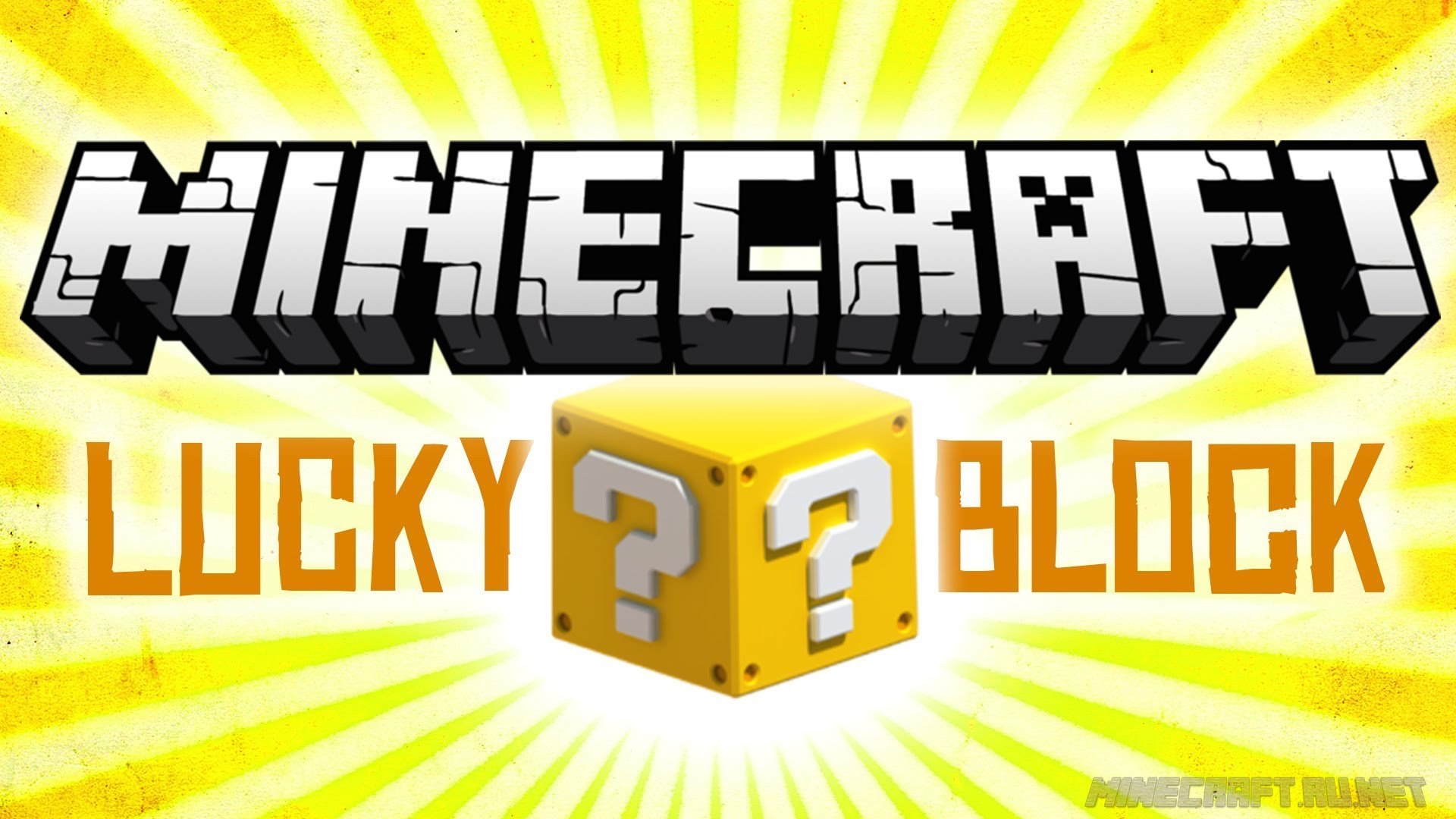 1.8 Lucky Block Emerald v1.9! New Lucky Items! - Minecraft Mods