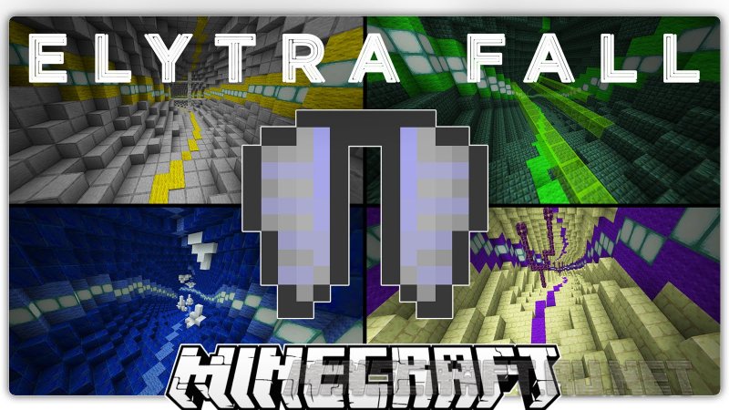 Minecraft Elytra Fall