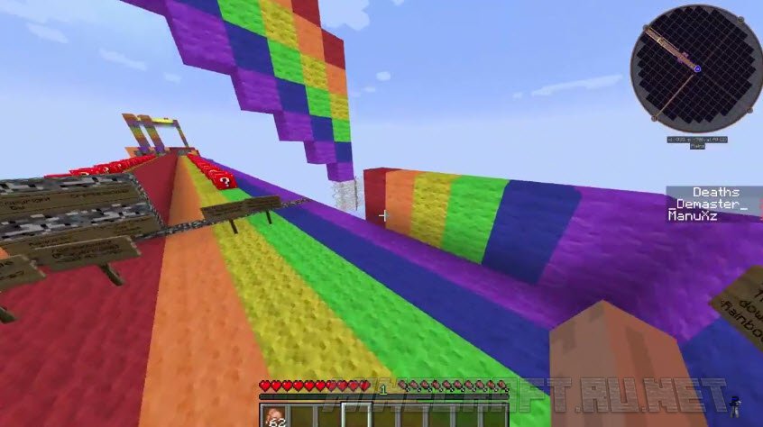 Rainbow Lucky Block Race [1.8] › Maps ›  — Minecraft Downloads