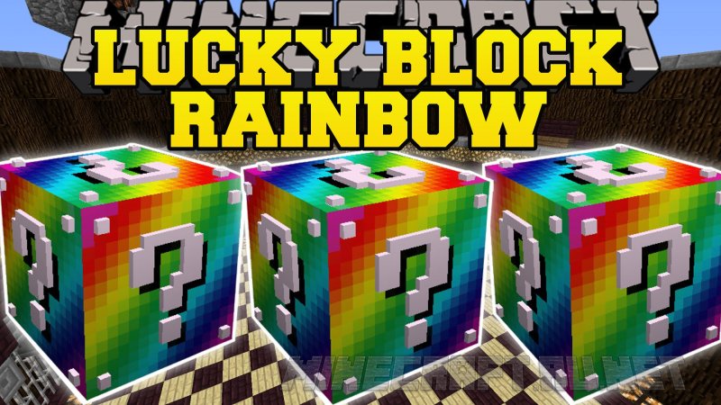 Lucky Block Spiral - 1.8 Lucky Block Addon - Minecraft