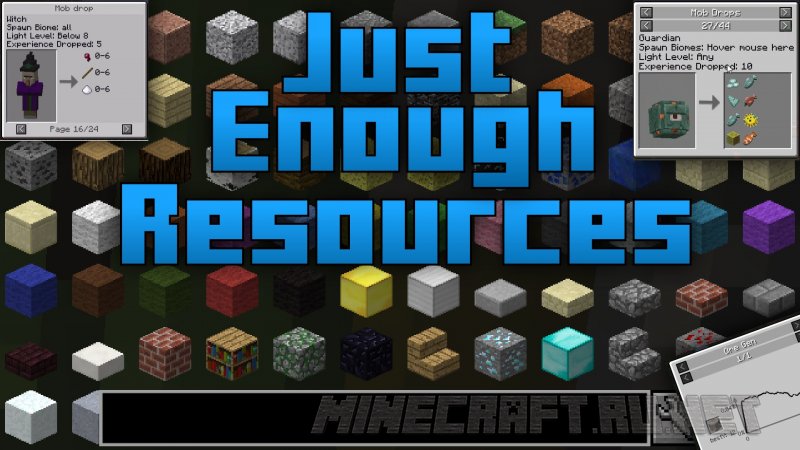 Minecraft Just Enough Resources
