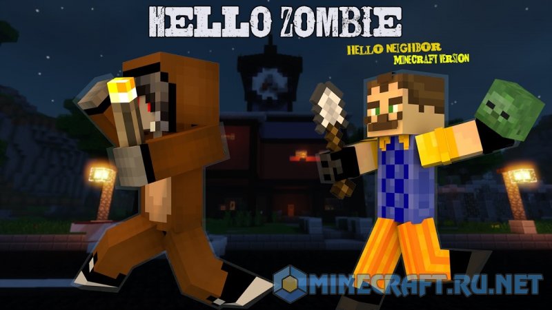 Minecraft Hello Zombie
