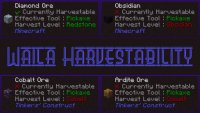 WAILA Harvestability - Mods
