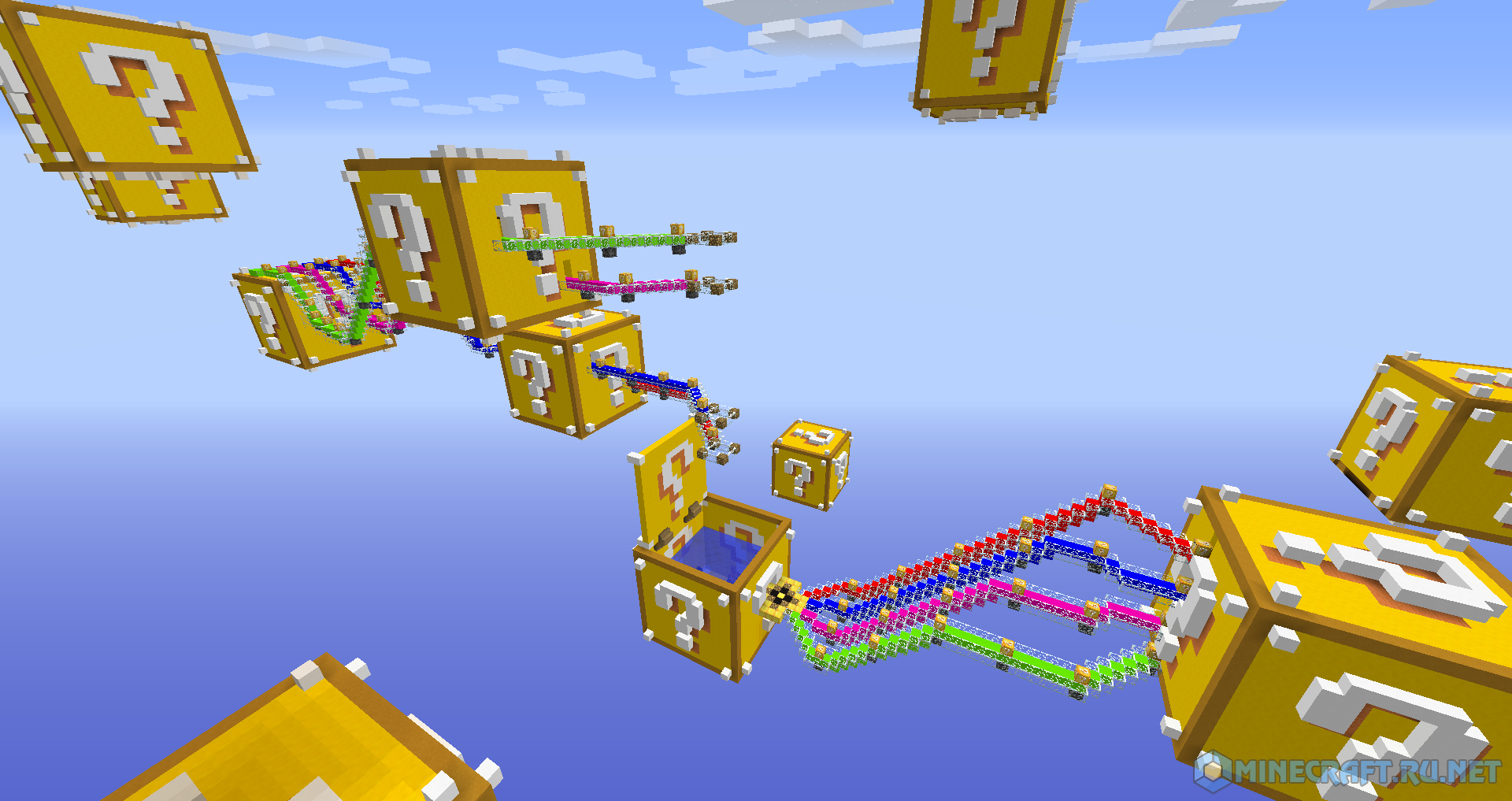 Lucky Block Race Map 1.12.2, 1.11.2 for Minecraft 