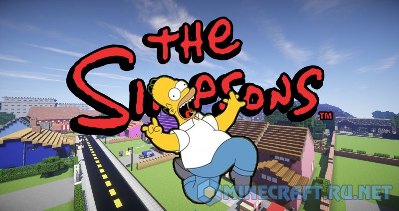 Minecraft The Simpsons Map