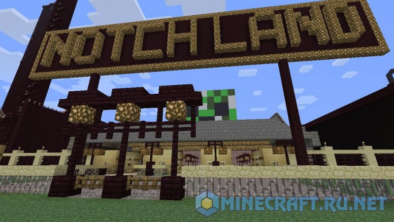 Minecraft Notchland Amusement Park