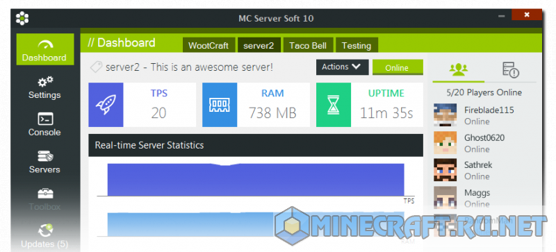 Minecraft MC Server Soft