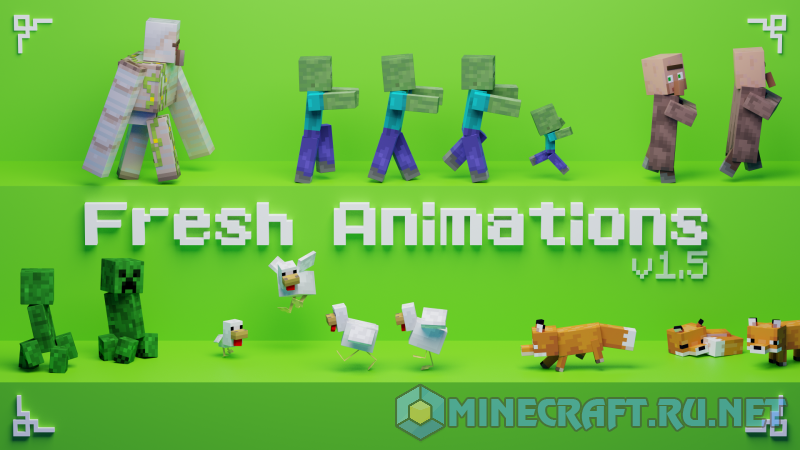 fresh animations minecraft 1.18.1