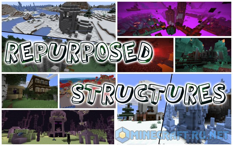 Minecraft Repurposed Structures
