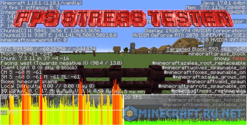 Minecraft FPS Stress Tester
